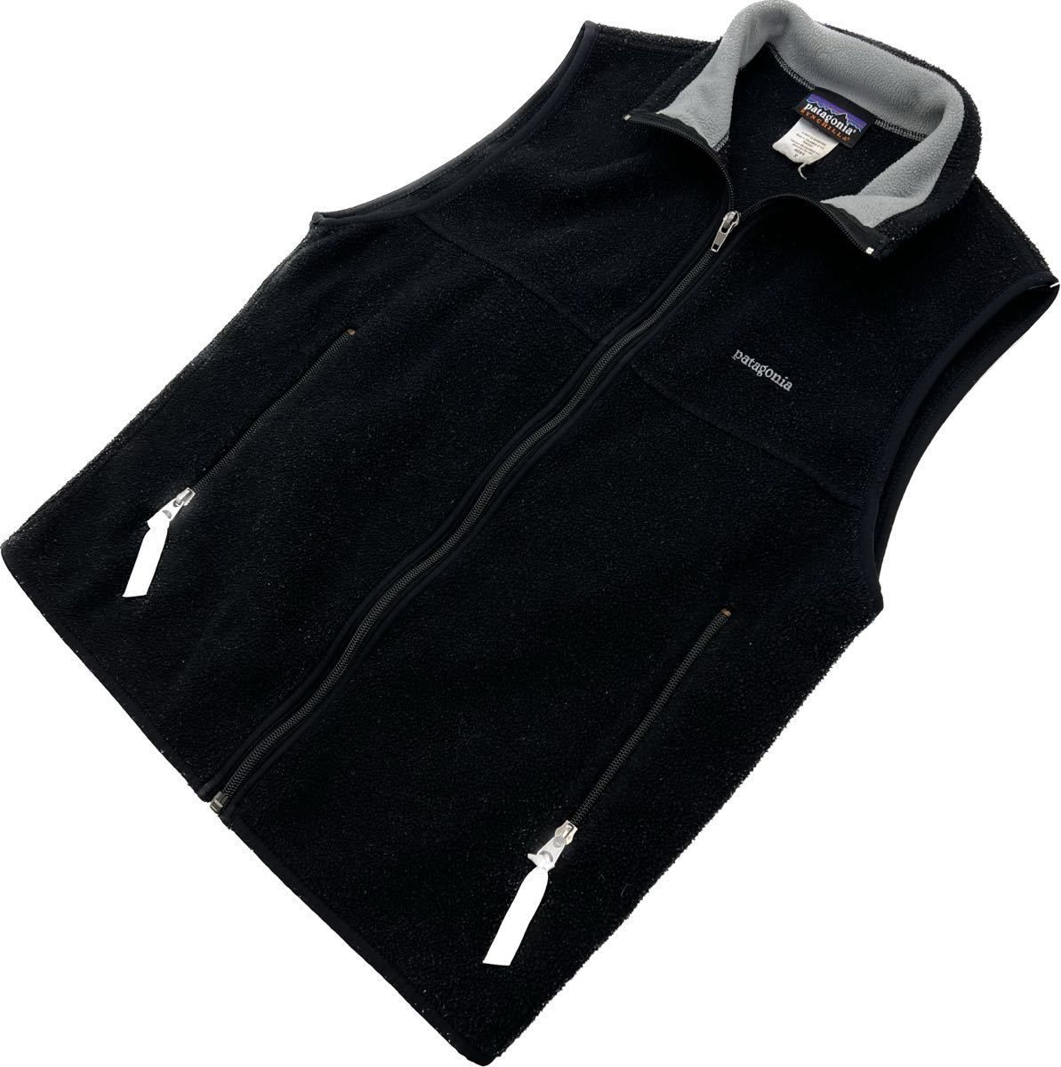 Patagonia フリースベスト メンズ S ブラック 【公式通販】