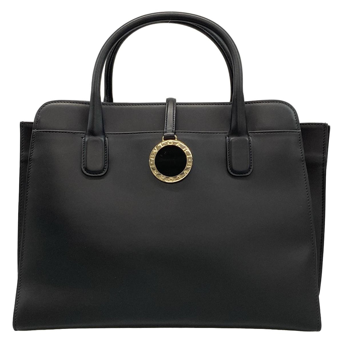 BVLGARI(ブルガリ) トートバッグ - 黒 レザー - メルカリ BVLGARI(ブルガリ) トートバッグ - 黒 レザー - メルカリ