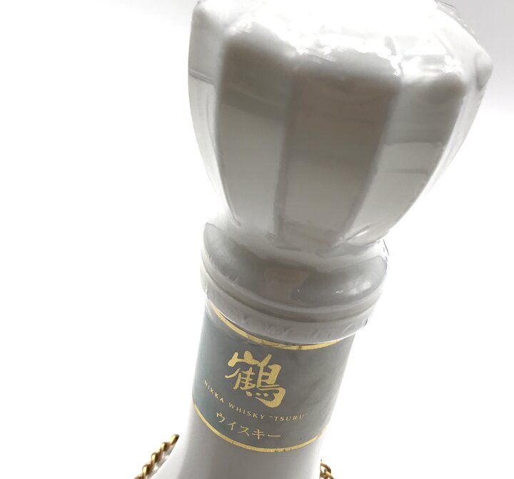 未開栓 ニッカ 鶴 700ml 43% 陶器ボトル - メルカリ