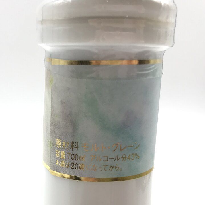 未開栓 ニッカ 鶴 700ml 43% 陶器ボトル - メルカリ