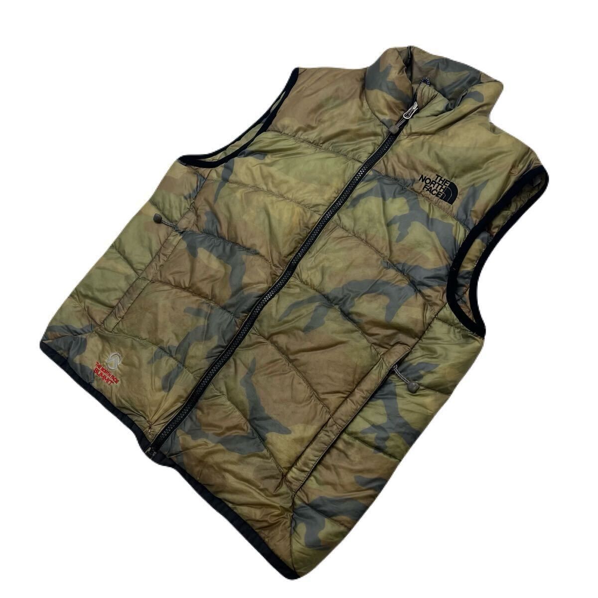 THE NORTH FACE 迷彩 カモフラージュ ダウンベスト The North Face