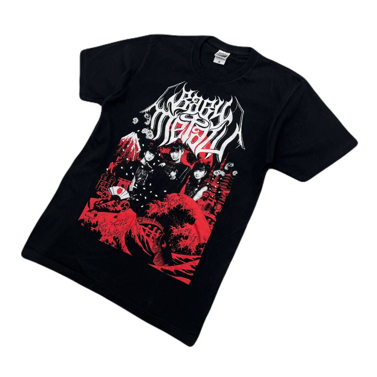ベビーメタル 半袖 Tシャツ ブラック ジャパンツアー 2015 メンズ M