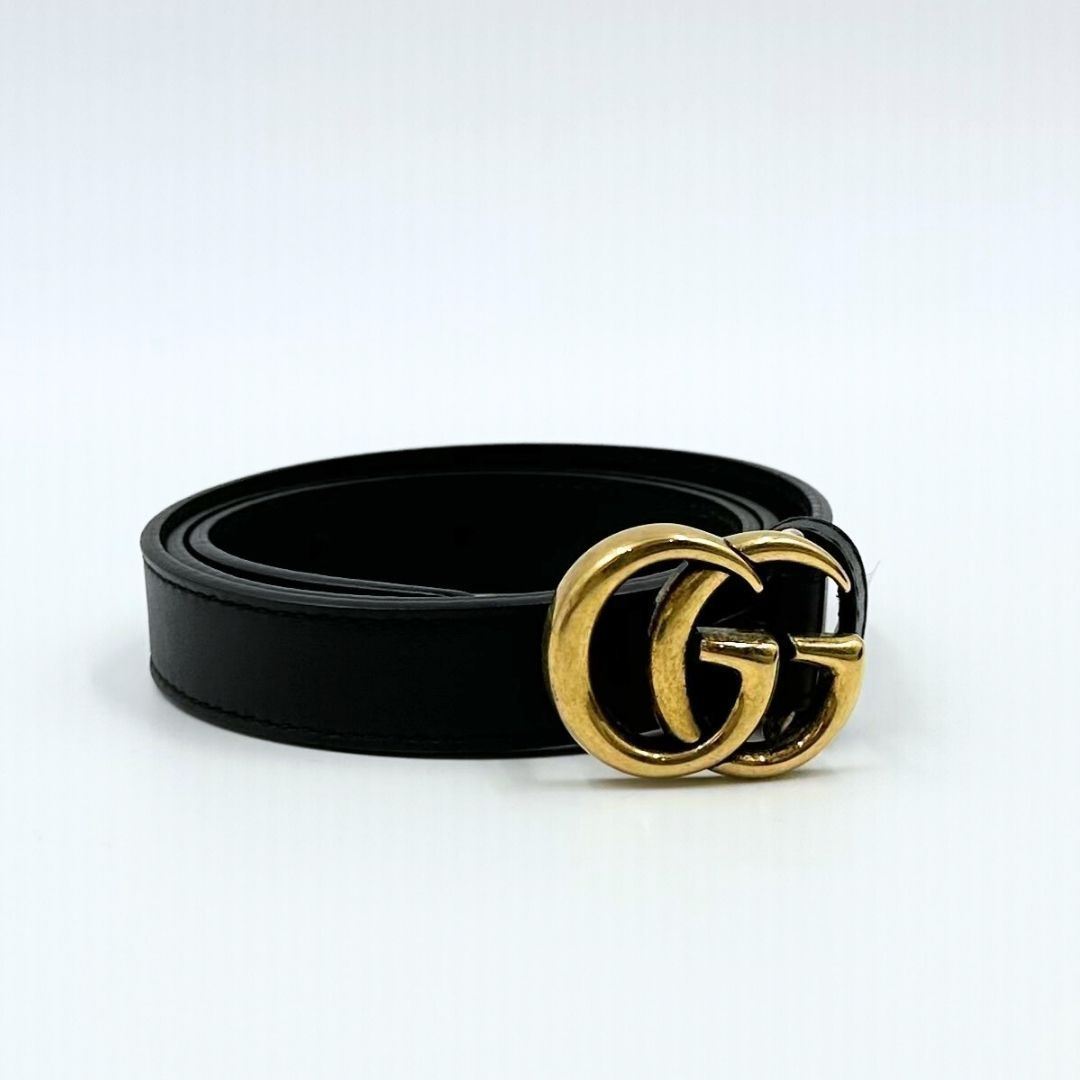 美品】Gucci GGマーモント レザー ベルト - メルカリ