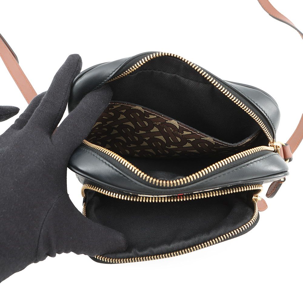 バーバリー ショルダーバッグ TBモノグラム ストライプ PVC レザー 8021485 BURBERRY バーバリー ショルダーバッグ TBモノグラム ストライプ PVC レザー