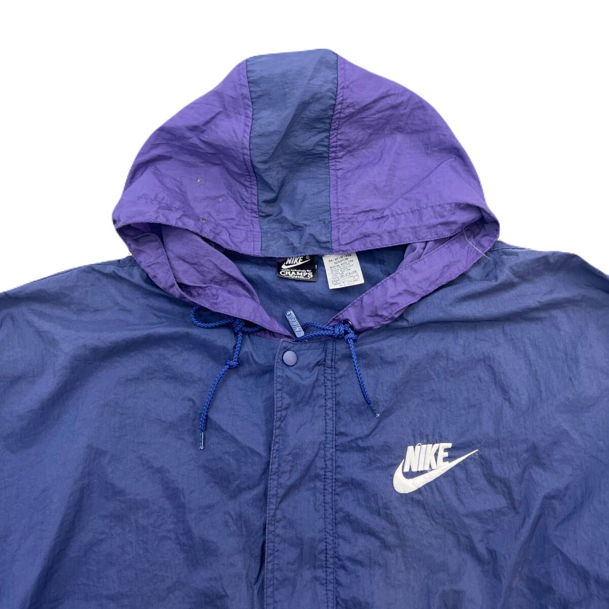 90s ナイキ CHAMPS SPORT 別注 希少 ナイロンジャケット パーカー 