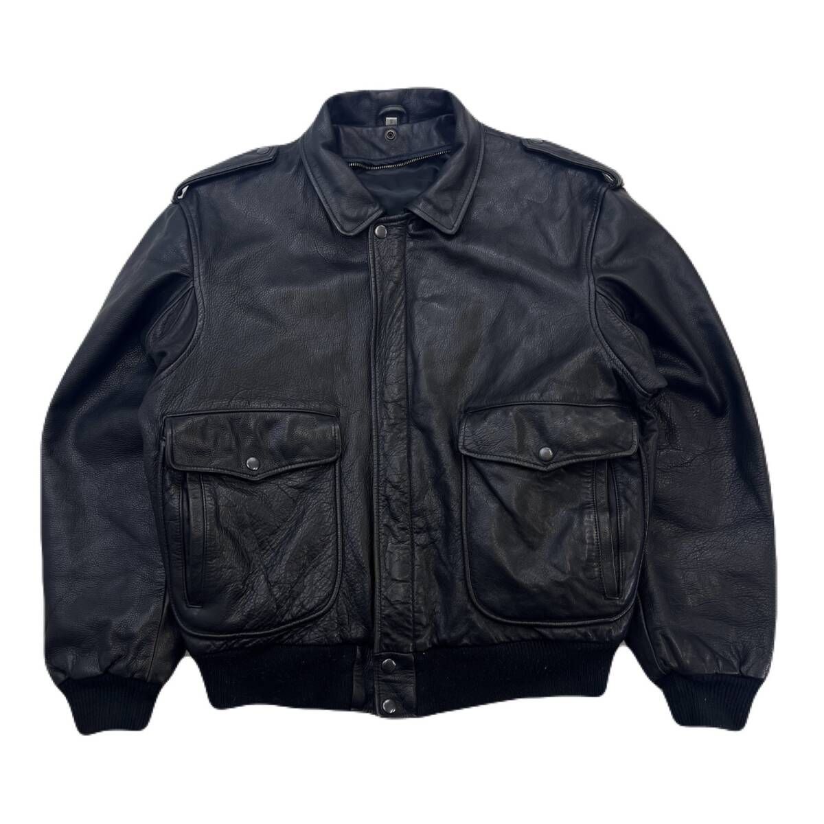 メンズ 牛革製 G-1 レザー フライトジャケット レザージャケット