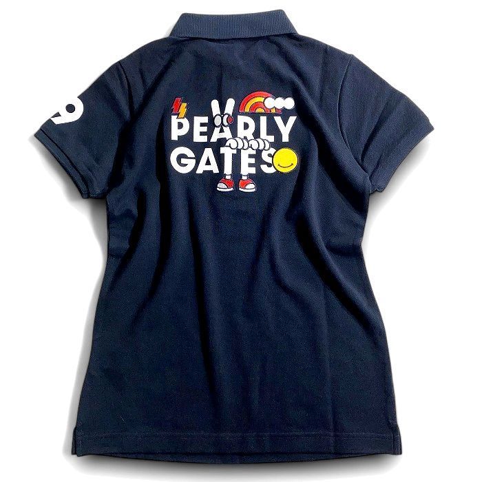 PEARLY GATES どうしちゃったPG カノコ半袖ポロシャツ PEARLY GATES