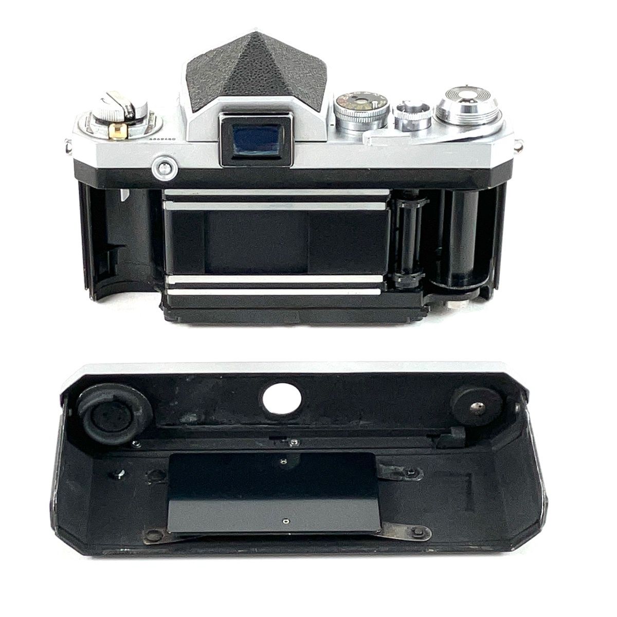 ニコン Nikon F アイレベル シルバー ボディ フィルム マニュアル