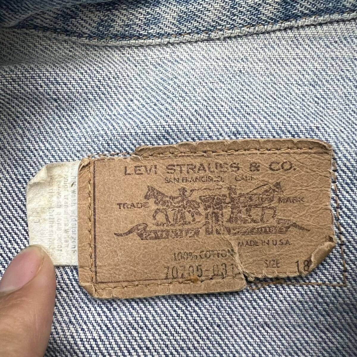 70s ☆ LEVIS ☆ 70705-0317 デニムジャケット トラッカージャケット 