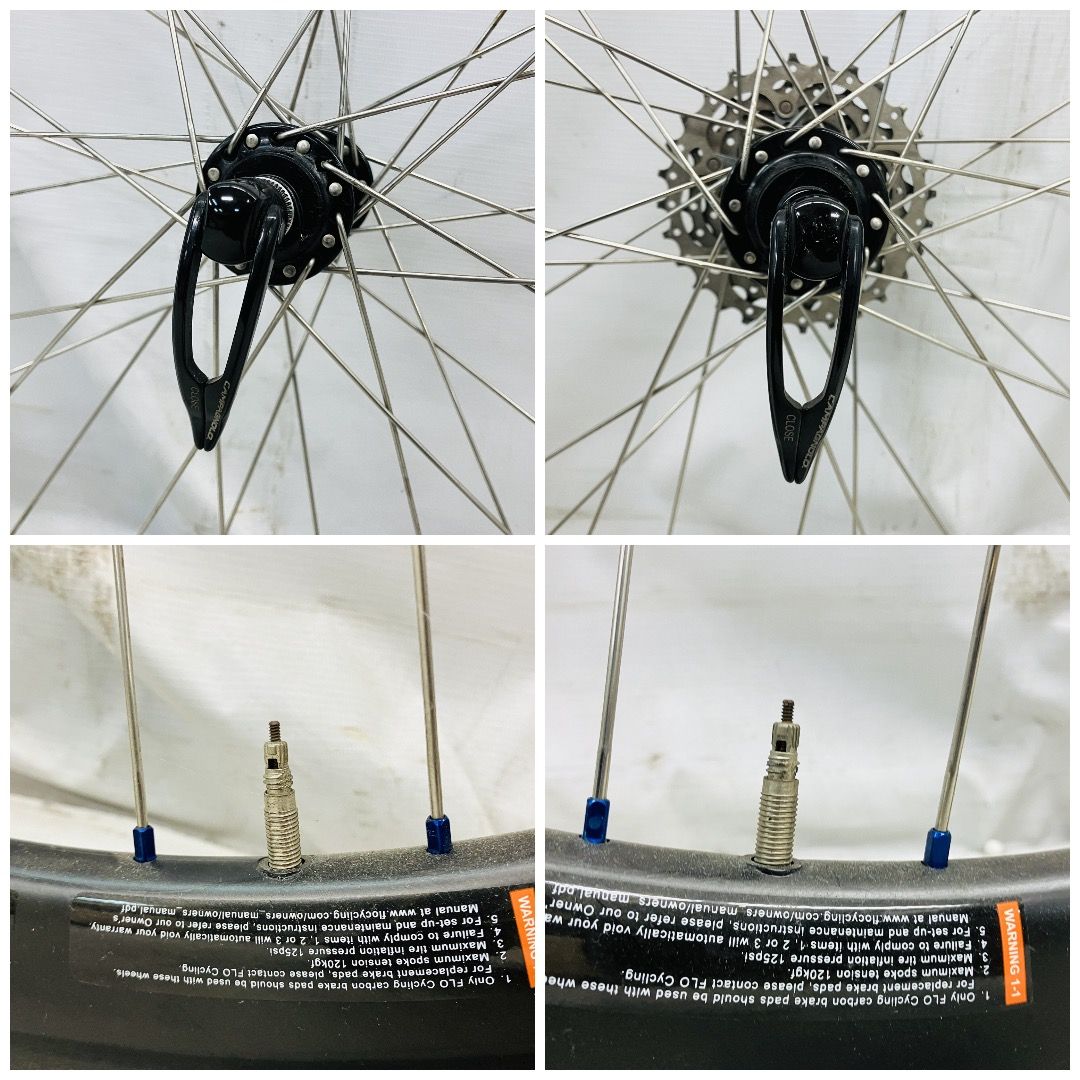 Campagnolo record FLO カーボンクリンチャーホイール 前後セット 45mm
