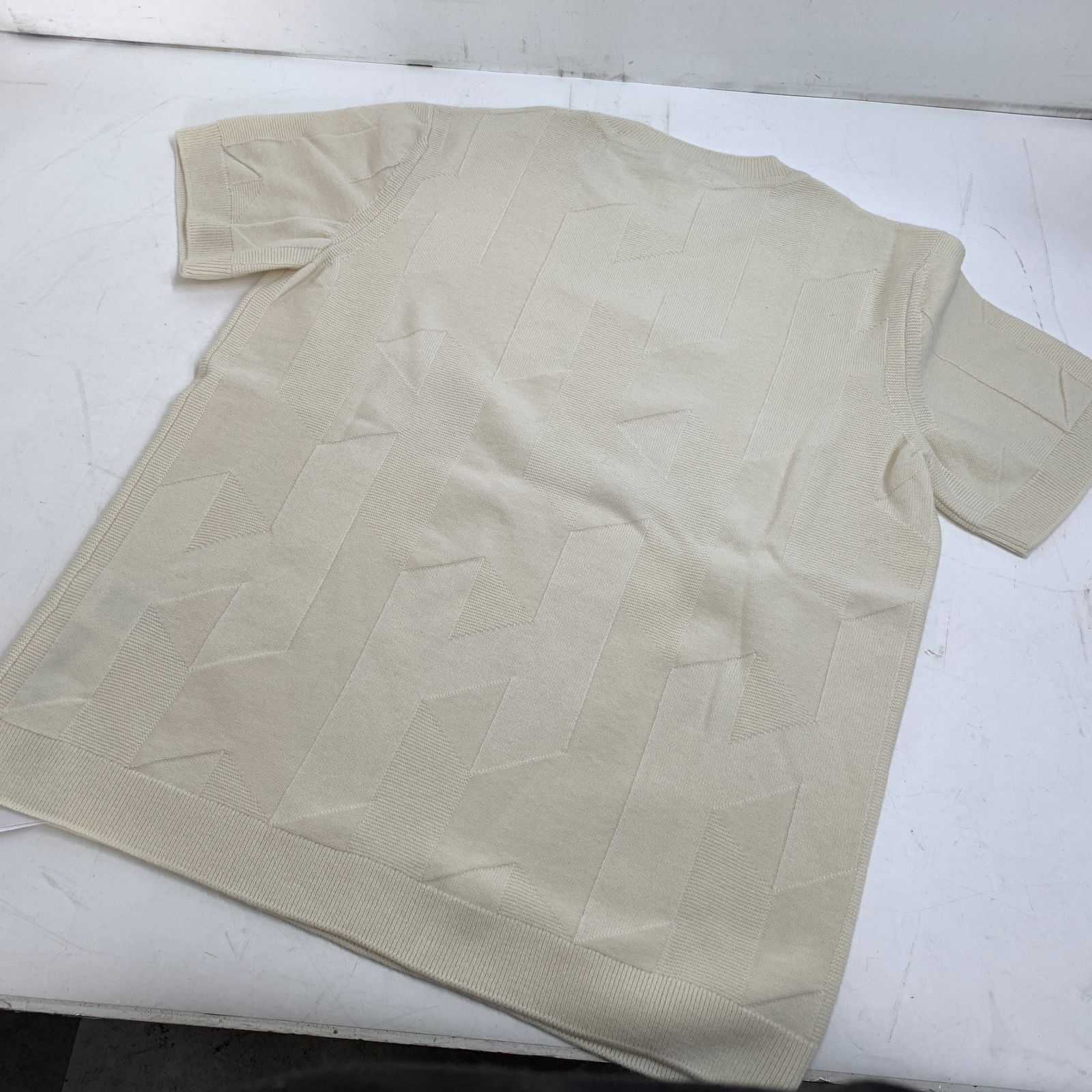 f001 L タグ付き新品未使用 HERMES エルメス 5H2656D3 ウール100％ H 