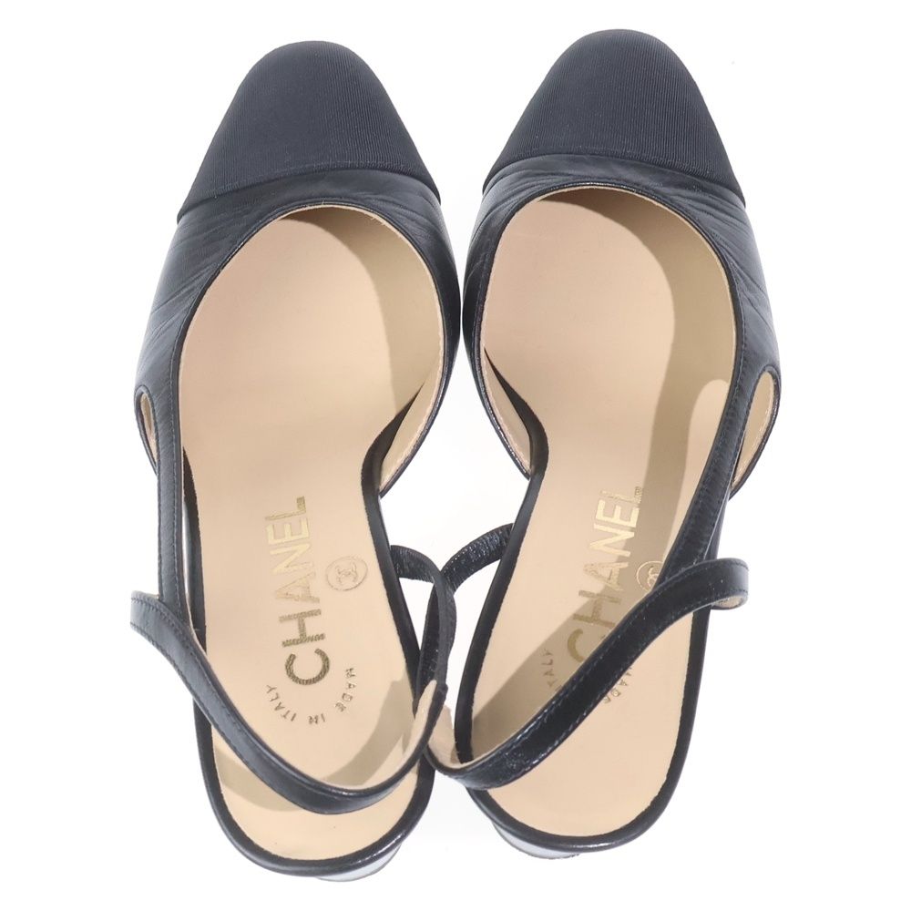 CHANEL (シャネル) ココマーク スリングバッグ ヒール パンプス