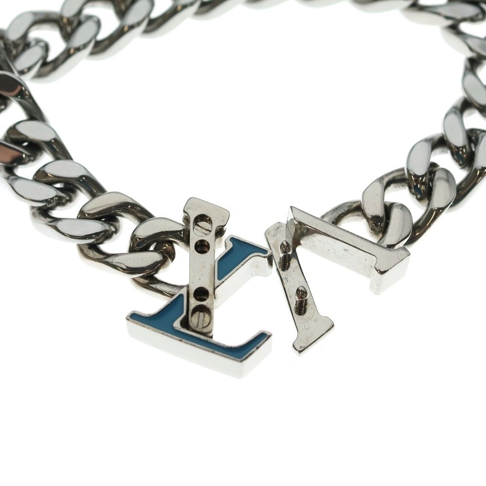 M0919M ブレスレット美品 LOUIS VUITTON (ルイヴィトン) LVイニシャル ブレスレット・LVチェーン