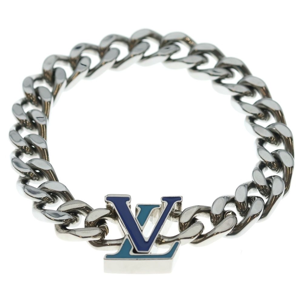 M0919M ブレスレット美品 LOUIS VUITTON (ルイヴィトン) LVイニシャル ブレスレット・LVチェーン