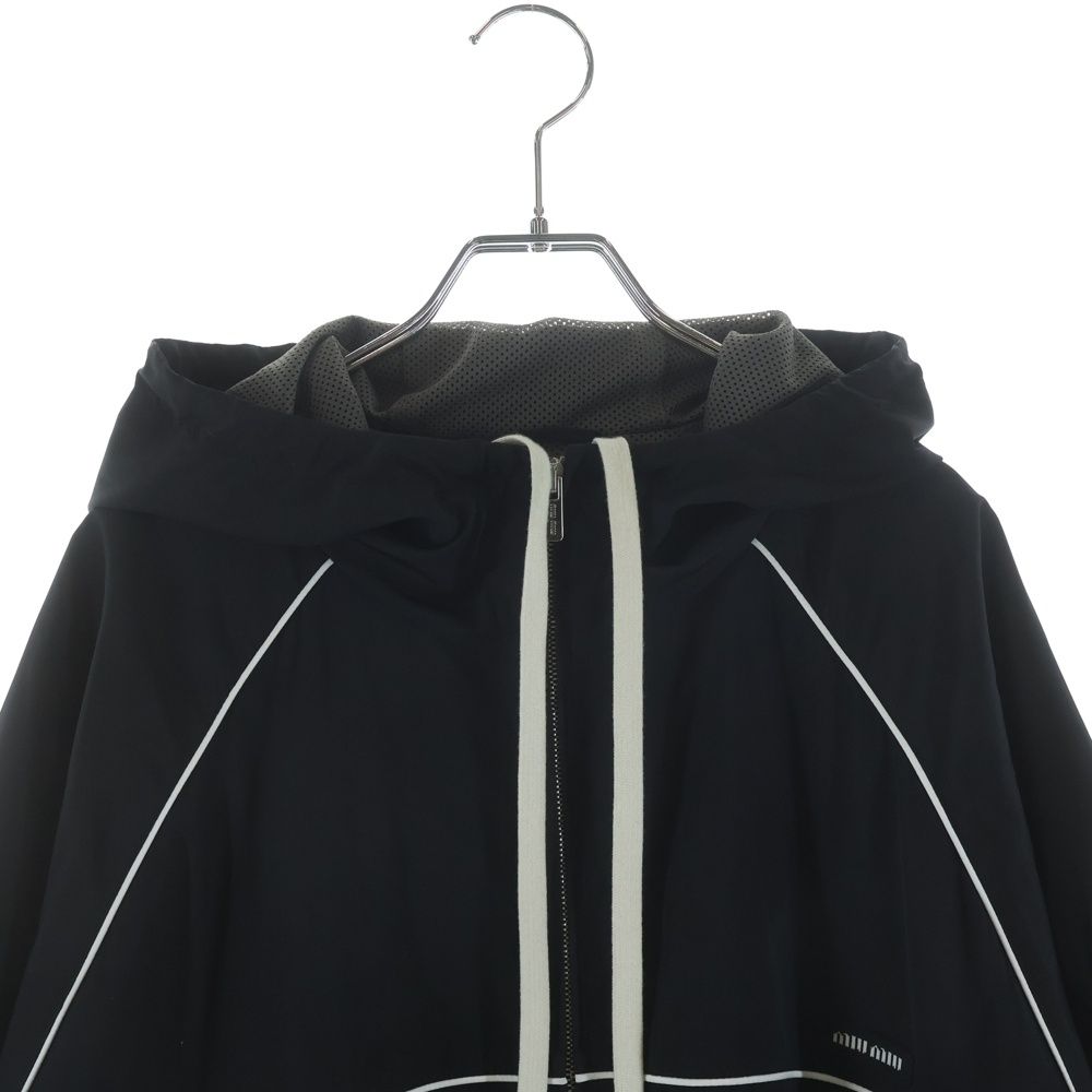 miumiu (ミュウミュウ) Technical Silk Zip-Up Blouson テクニカル