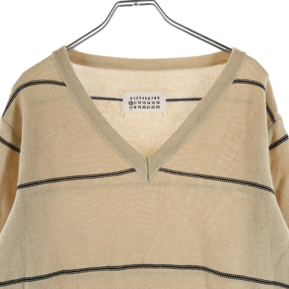 Maison Margiela (メゾンマルジェラ) ミスディアナ期 Vネックボーダー