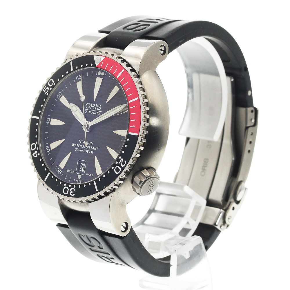  オリス ORIS 7562P ダイバー デイト 自動巻き メンズ 保証書付き_943287 カジュアル 自動巻き時計 腕時計(アナログ)