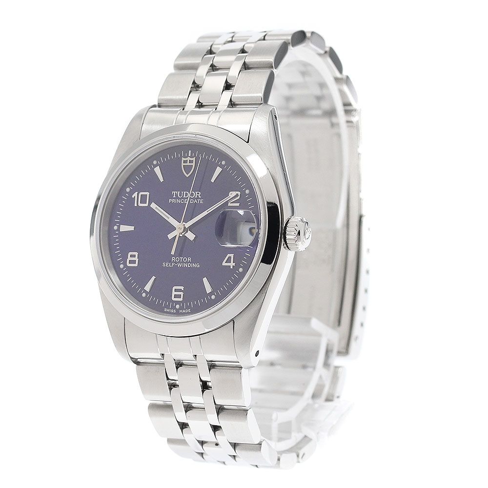  チュードル TUDOR 74000N プリンス デイト 自動巻き ボーイズ _934716 グレー系 自動巻き時計 腕時計(アナログ)