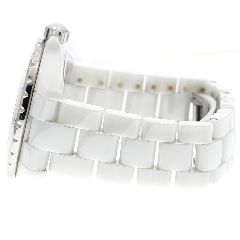 シャネル CHANEL H0970 J12 白セラミック 自動巻き メンズ _947321