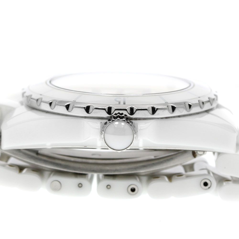 シャネル CHANEL H0970 J12 白セラミック 自動巻き メンズ _947321