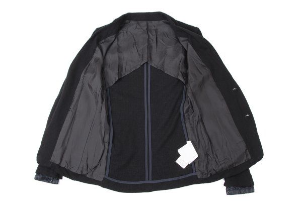 サカイsacai コットンワッフルテーラードジャケット 黒1 - メルカリ