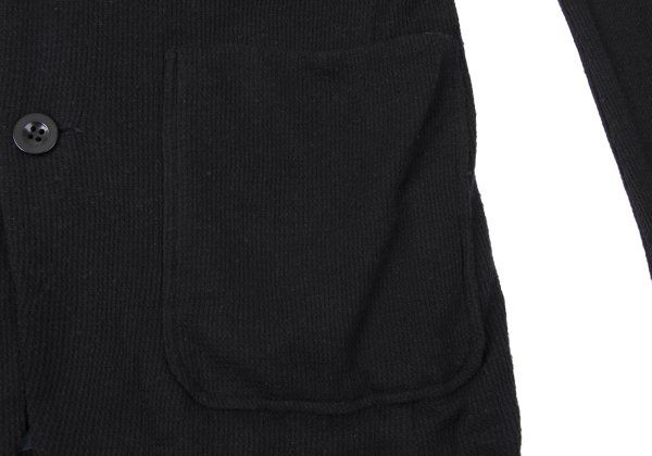 サカイsacai コットンワッフルテーラードジャケット 黒1 - メルカリ