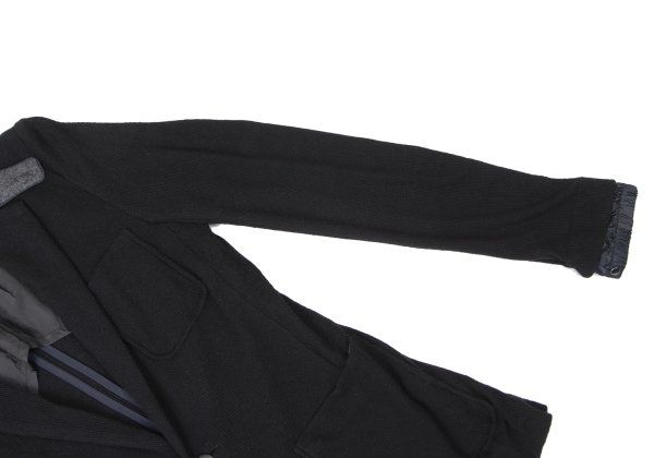サカイsacai コットンワッフルテーラードジャケット 黒1 - メルカリ