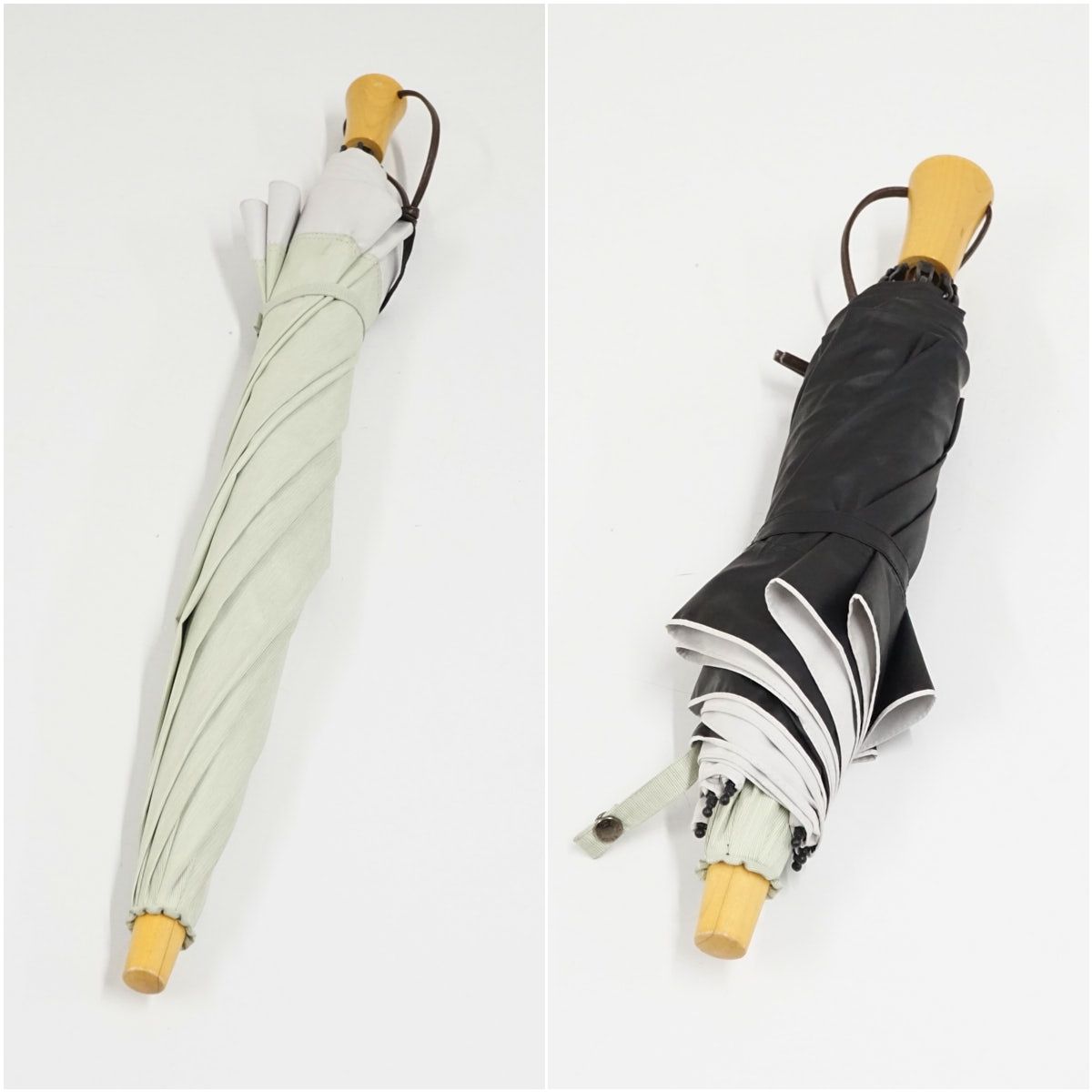 完全遮光 折りたたみ日傘 サンバリア100 USED品 2段折 コンビ moku