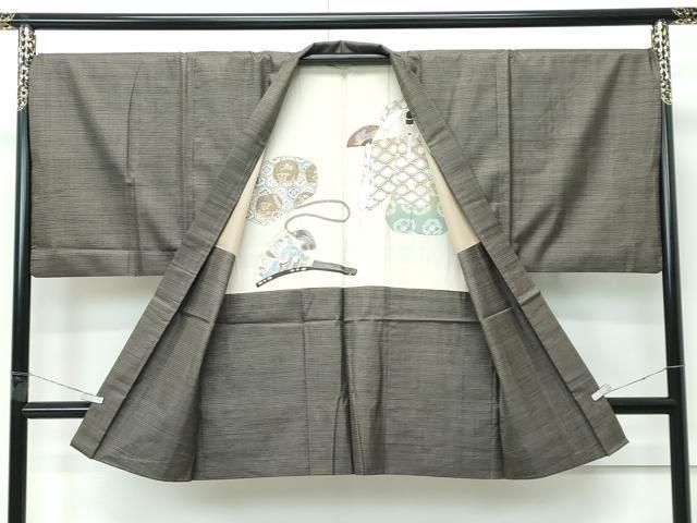 平和屋着物○極上 男性 本場大島紬 アンサンブル 100亀甲 総詰め 山田