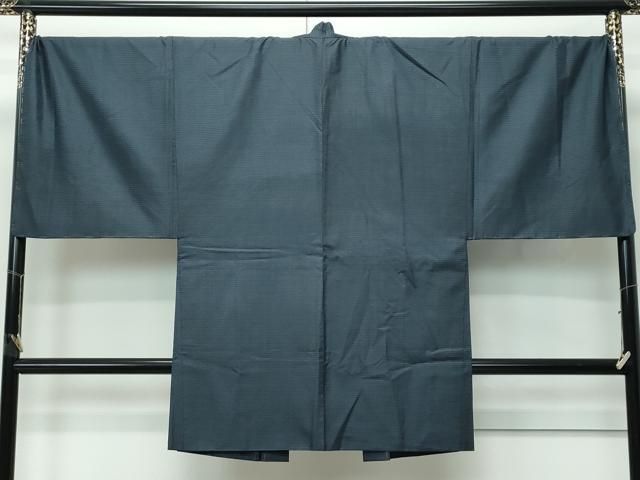 平和屋着物○極上 男性 本場大島紬 アンサンブル キングサイズ 100亀甲