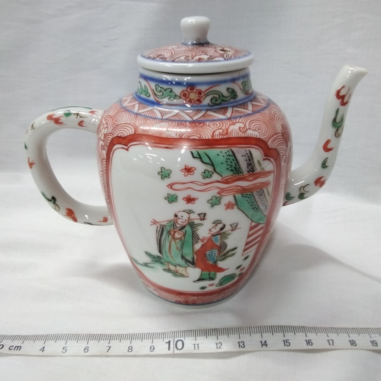 煎茶道具 水注 水次 赤絵 茶道 アンティーク 現状品 U277 - メルカリ