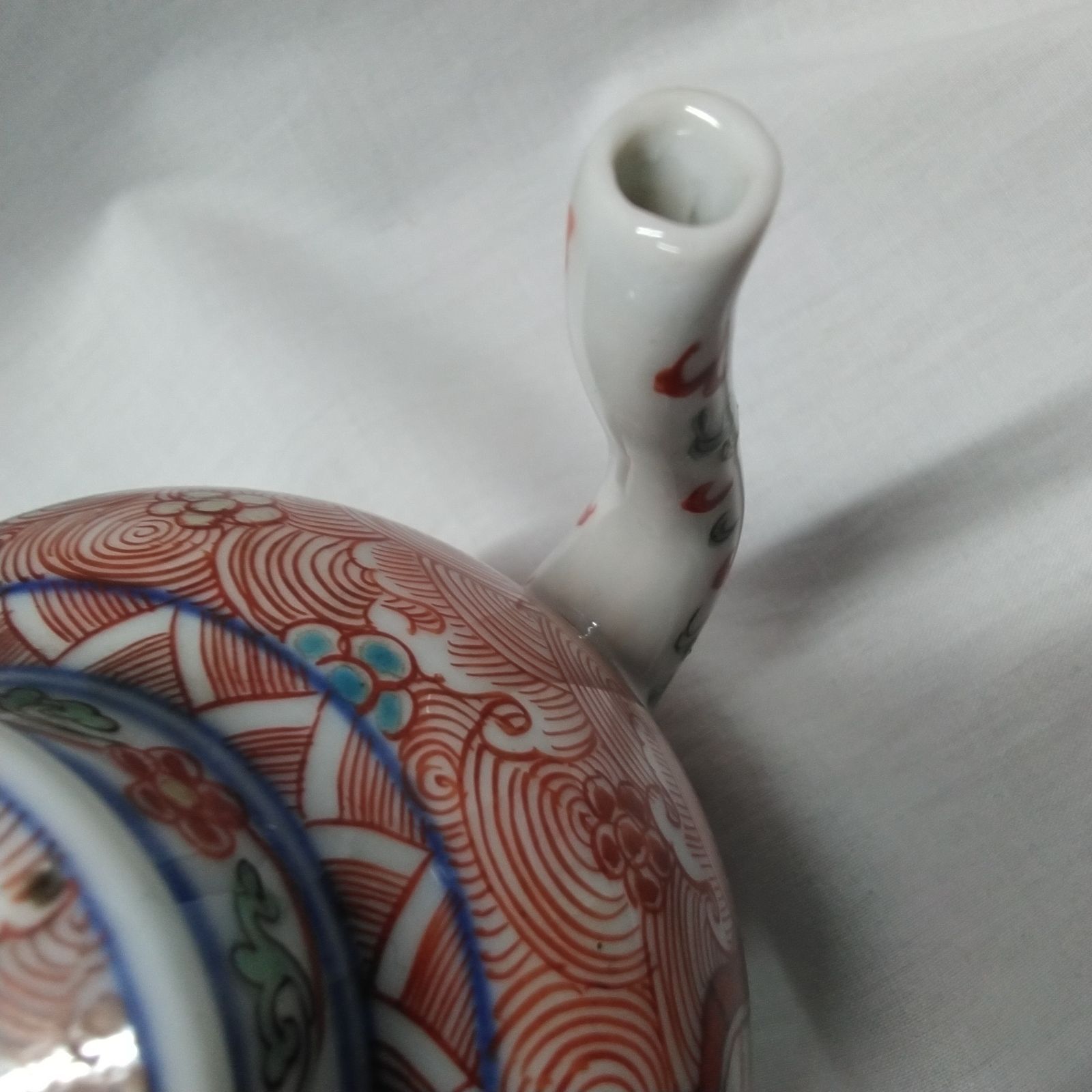 煎茶道具 水注 水次 赤絵 茶道 アンティーク 現状品 U277 - メルカリ
