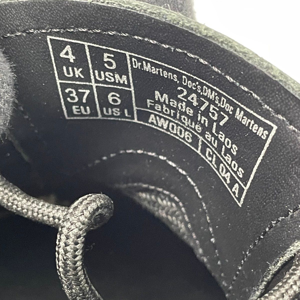 Dr.Martens ドクターマーチン 3ホール シューズ UK4 23cm 24757 1461WS 