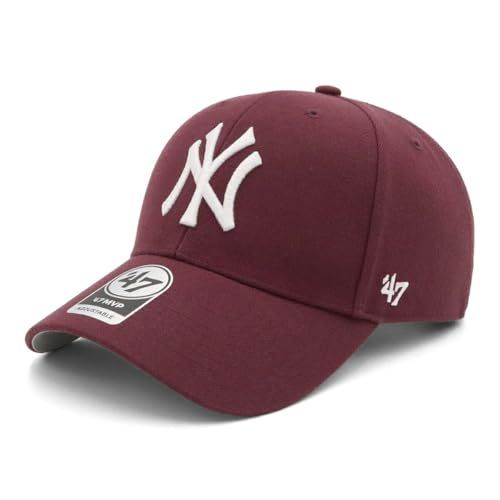 新品 フォーティーセブンブランド('47brand) ’47BRAND フォーティーセブン キャップ エムブイピーMLB NYダークマルーン FREE 47 MVP ニューヨーク・ヤンキース
