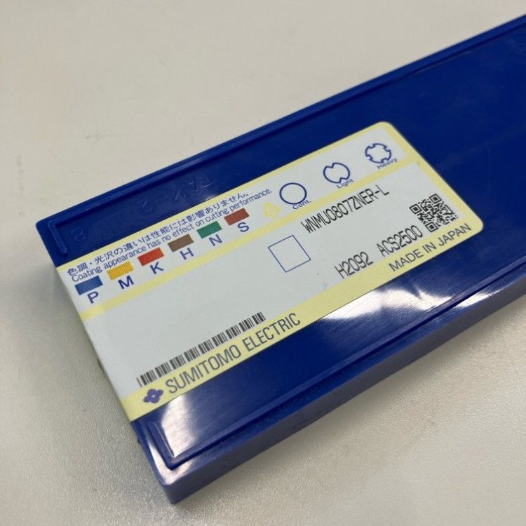 未開封】SUMITOMO/住友 WNMU0807ZNER-L-ACU2500 10個入/箱 切削用 