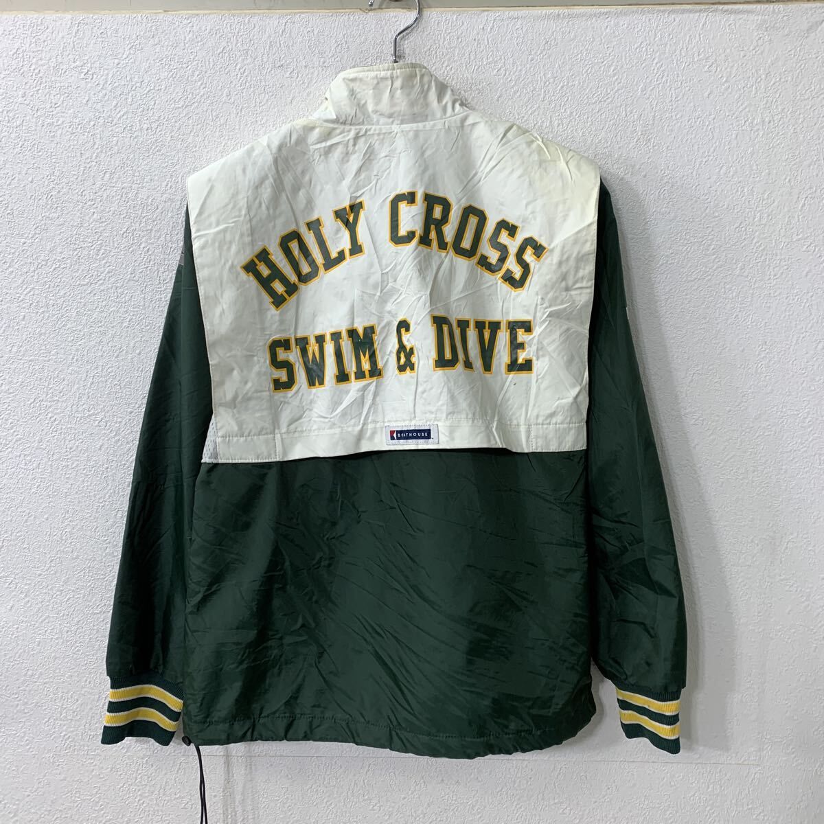 USA製 BOATHOUSE ナイロンジャケット S グリーン マルチカラー ハーフ 
