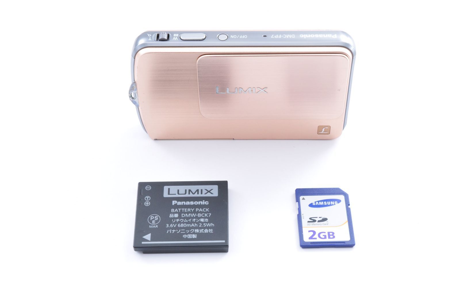 Panasonic LUMIX DMC-FP7 DIGITAL Camera ゴールド デジカメ デジタル 