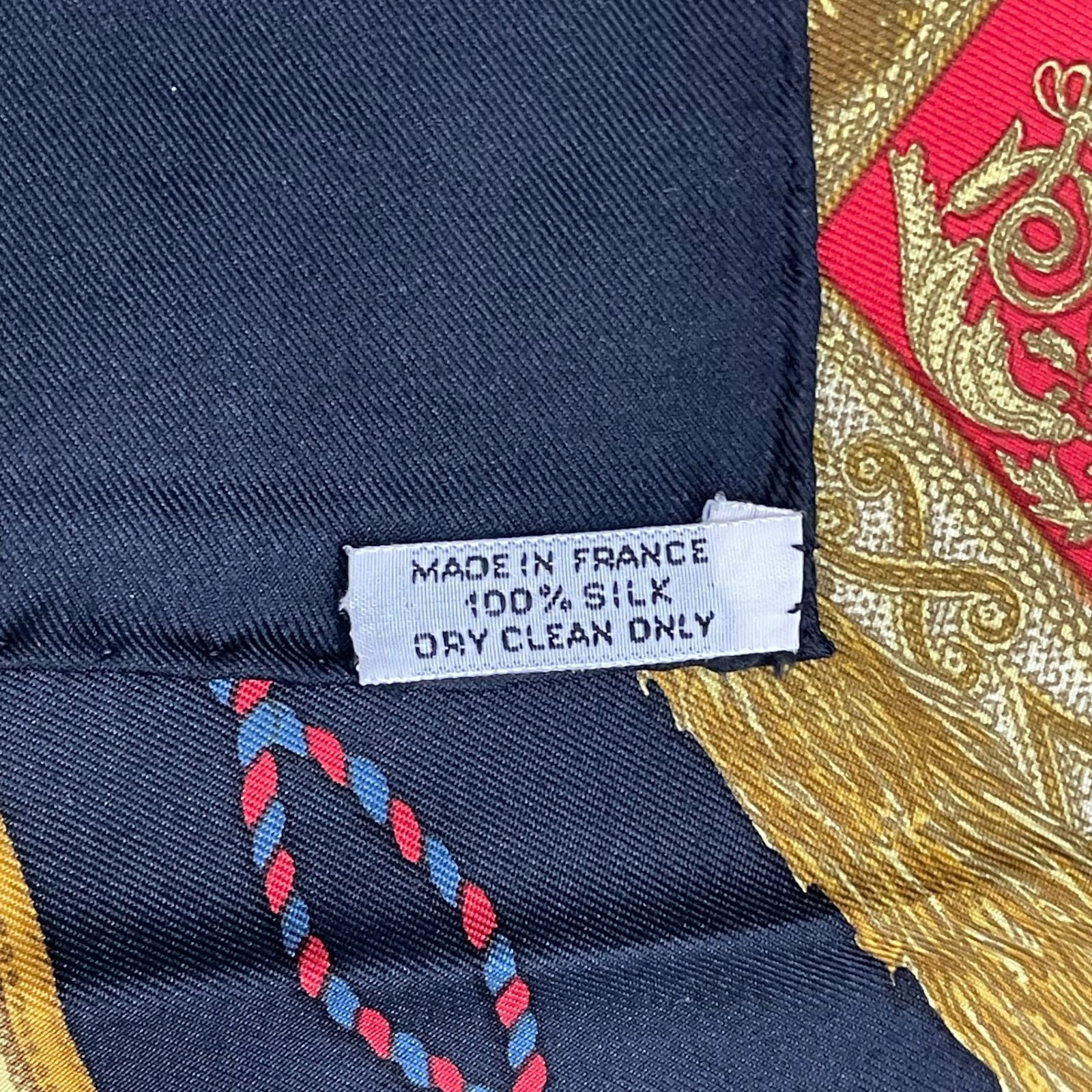 極美品 HERMES エルメス スカーフ シルク カレ90 Poste et Cavalerie