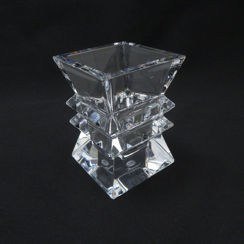未使用 Baccarat バカラ コロンビーヌ 花瓶 フラワーベース クリスタル