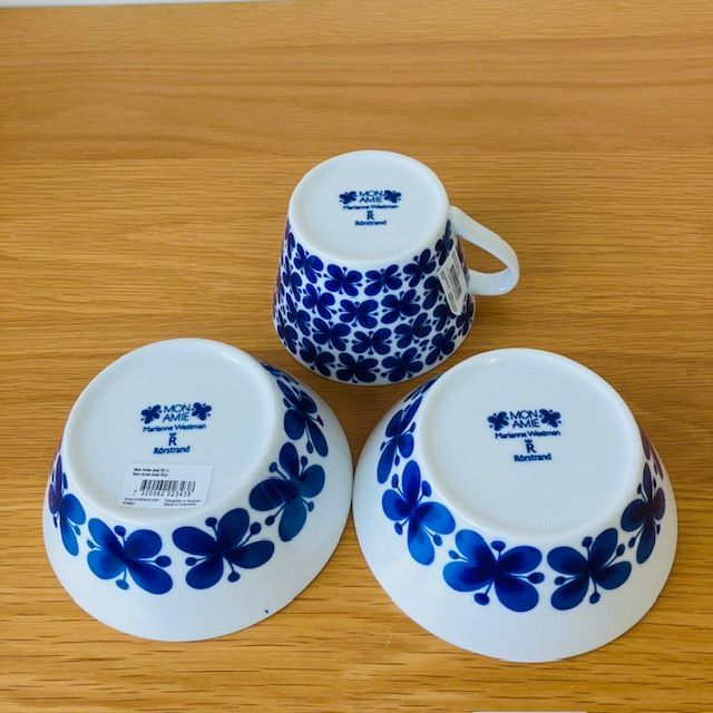 北欧ロールストランド　モナミ三点セット ロールストランドRorstrand モナミMon Amie 食器セット マグカップ