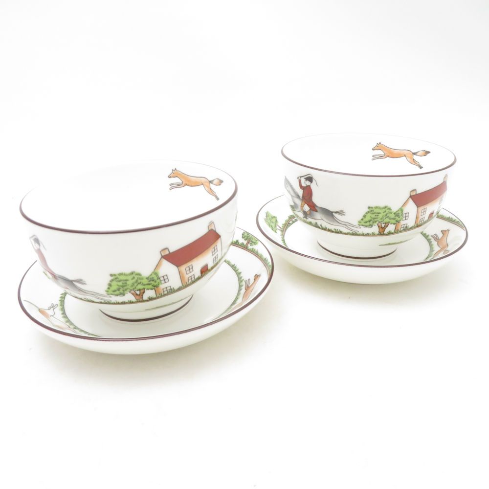 未使用 WEDGWOOD ウェッジウッド ハンティングシーン ジャパニーズ