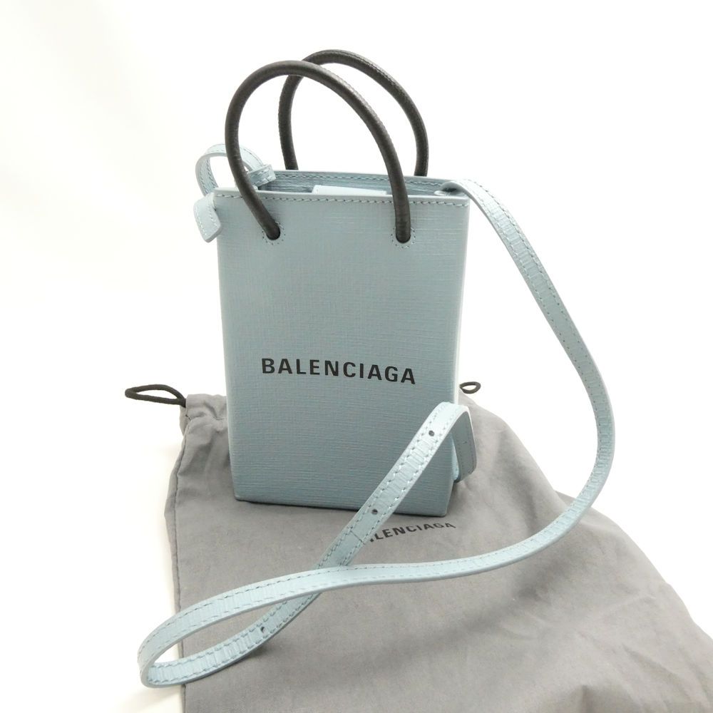 BALENCIAGA バレンシアガ ショッピング フォンホルダー ショルダー 