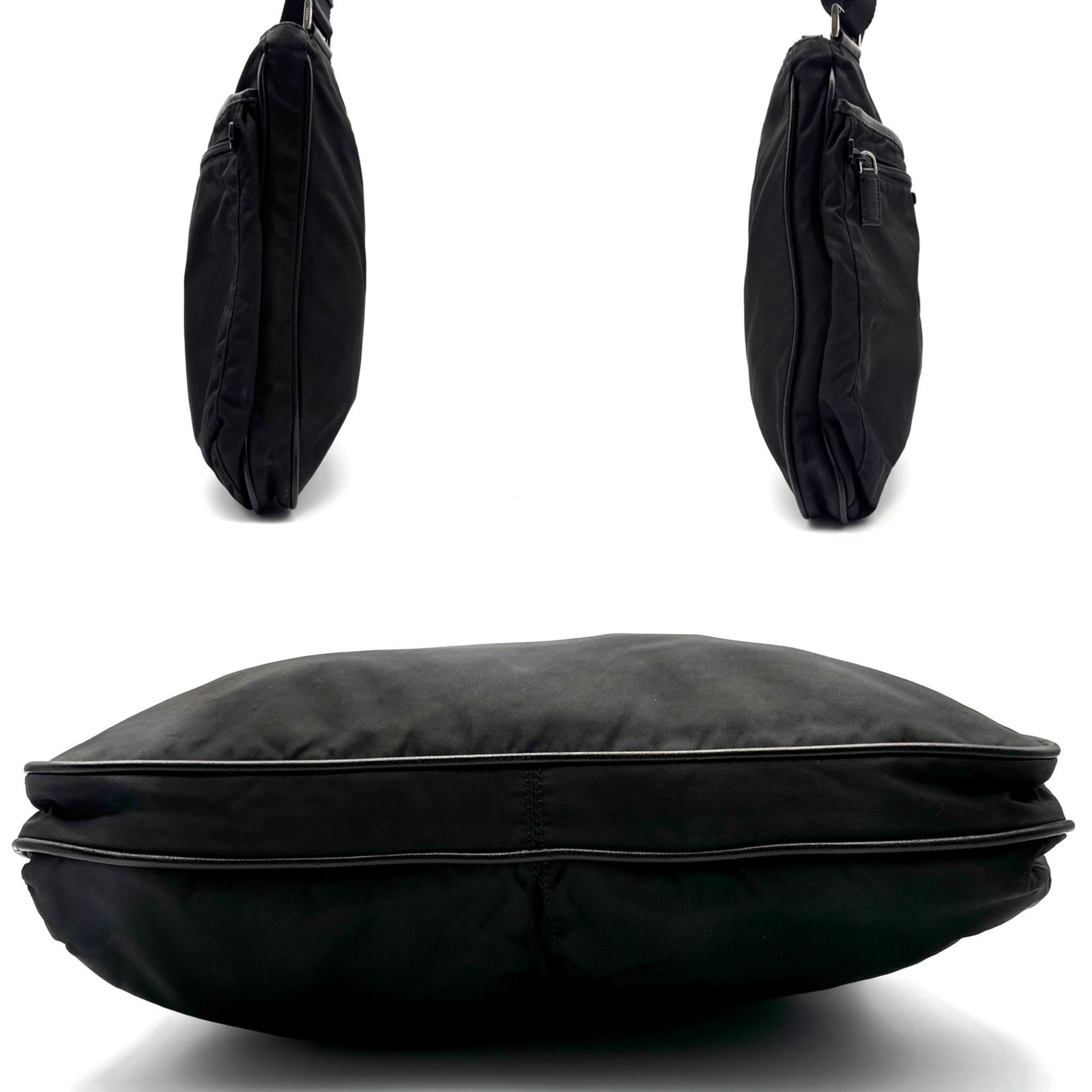 美品】PRADA プラダ ショルダーバッグ テスート ナイロン ブラック 黒 