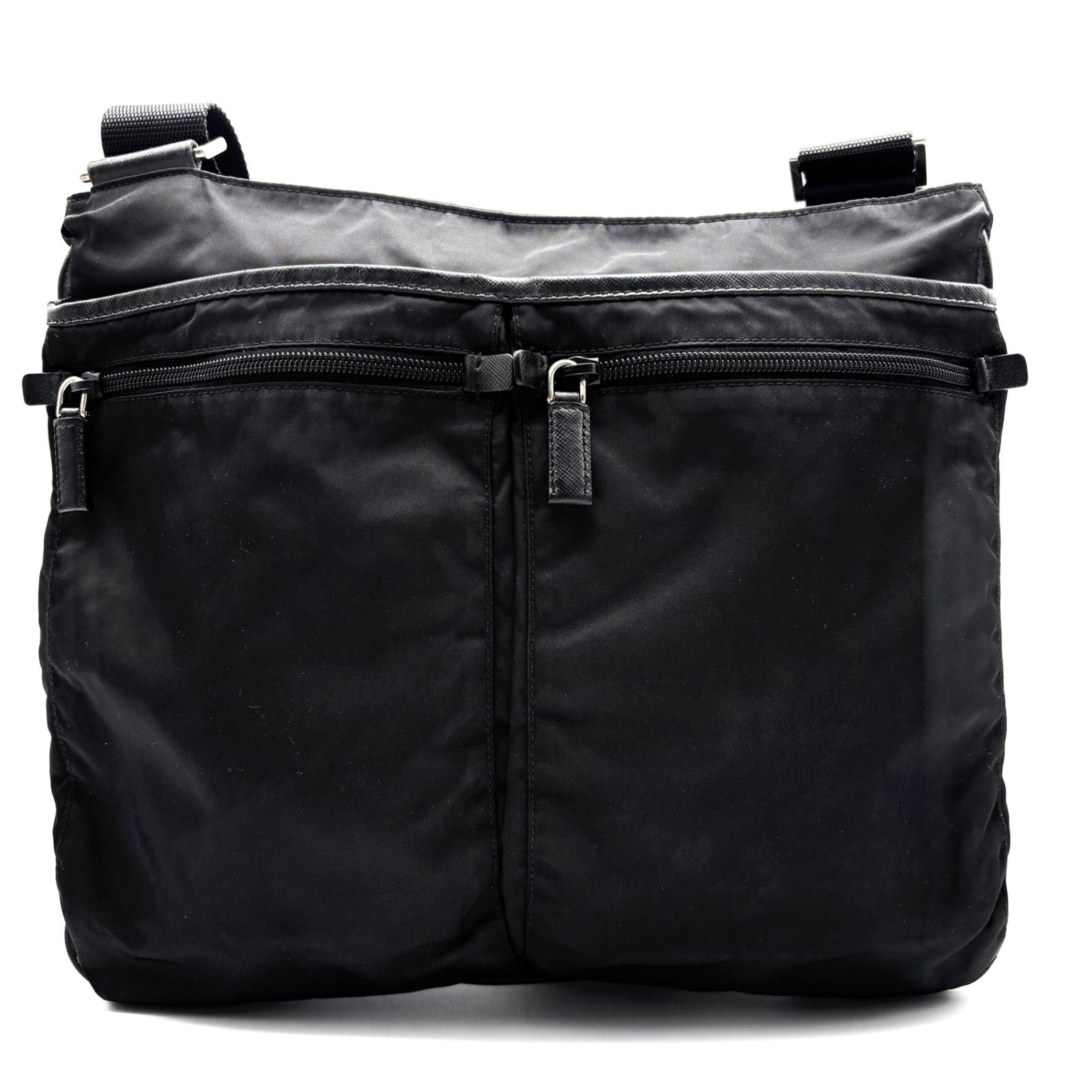 美品】PRADA プラダ ショルダーバッグ テスート ナイロン ブラック 黒 