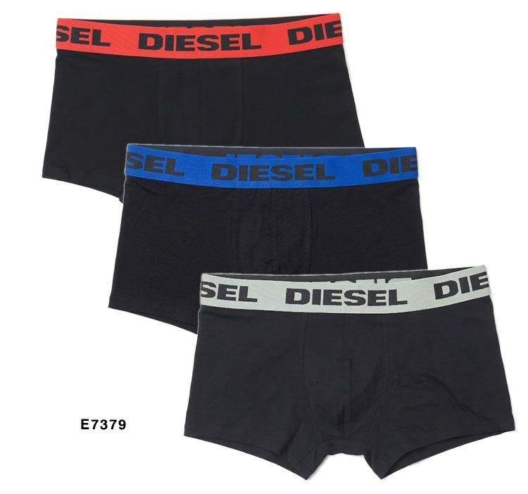 ディーゼル DIESEL ボクサーパンツ アンダーウェア 下着 3枚セット