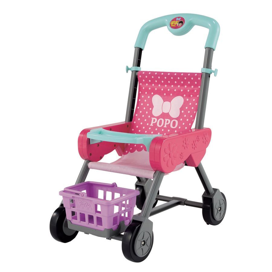 【新品】【未使用】【未開封】 ぽぽちゃんのお買いものベビーカー カゴ&お世話テーブルつき 2歳 3歳 女の子 おままごと ごっこ遊び お人形遊び ぽぽちゃん 小物 雑貨 ギフト プレゼント 誕生日 人気 おすすめ ピープル
