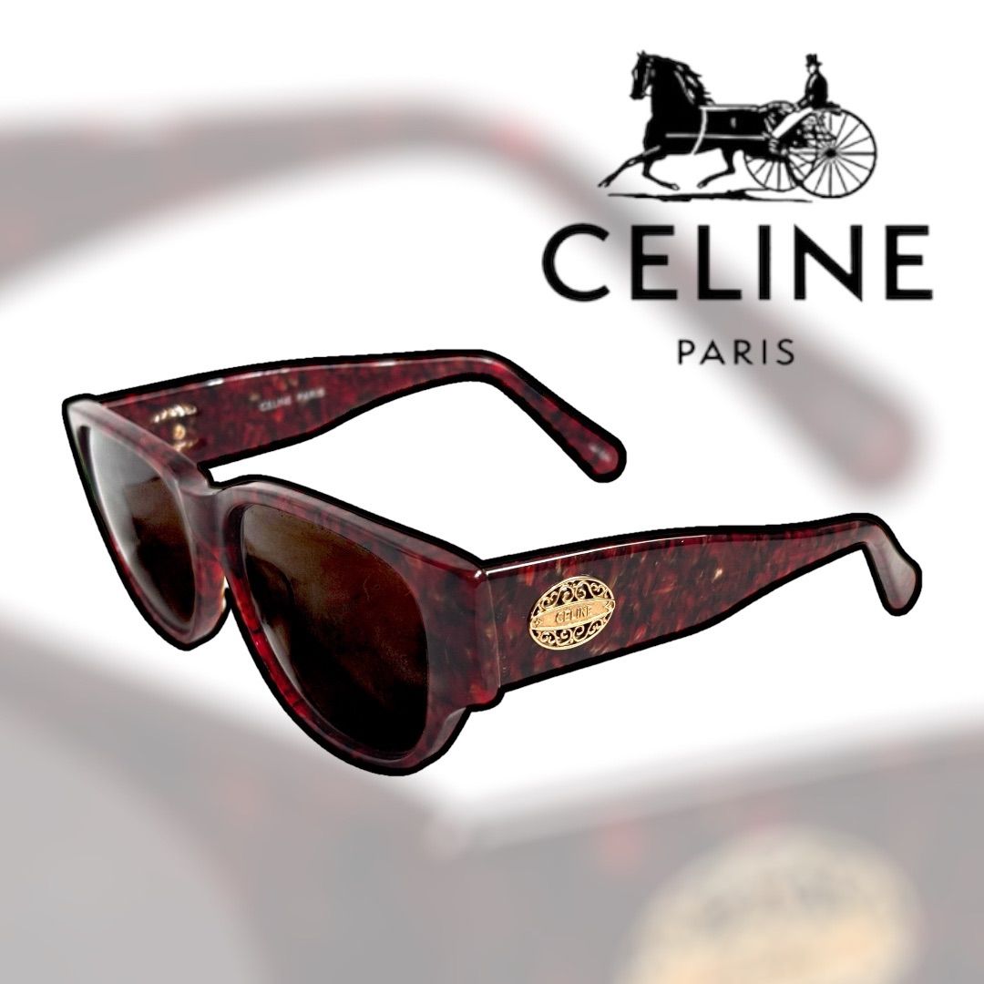 CELINE CLF-683 57□14-140 セリーヌ サングラス べっ甲 ヴィンテージ