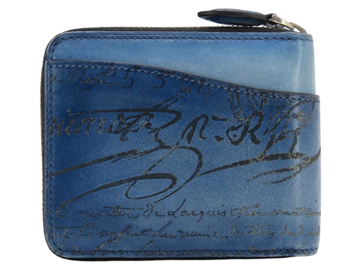外超美品】ベルルッティ Berluti カリグラフィ イタウバ スクエア