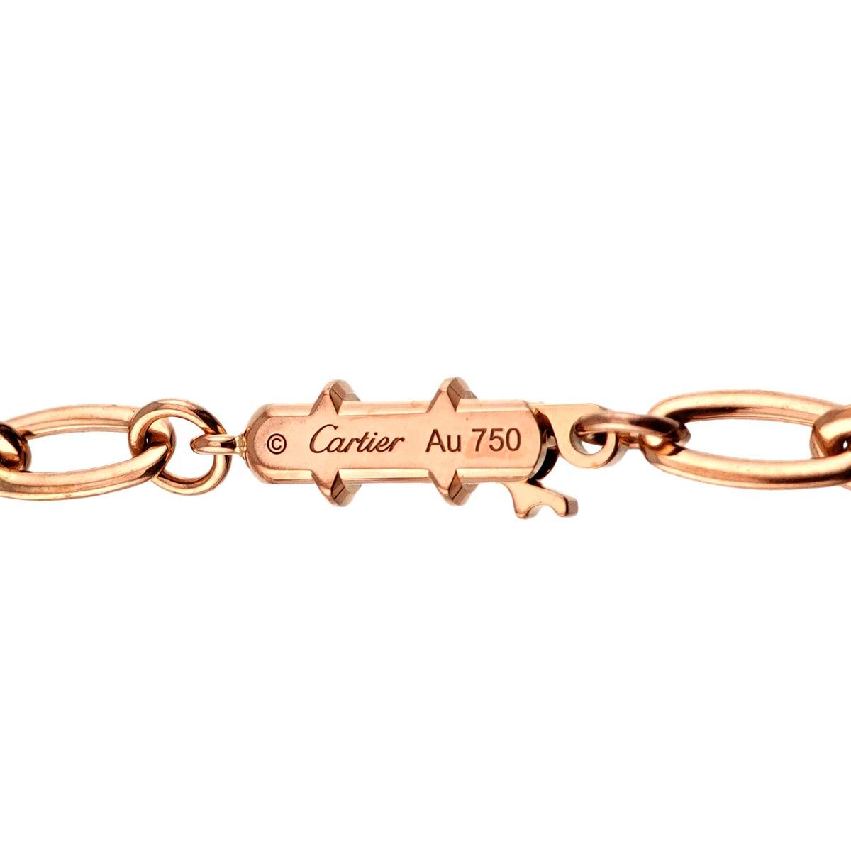 カルティエ Cartier ジュストアンクル パヴェ ダイヤ ネックレス 45cm 
