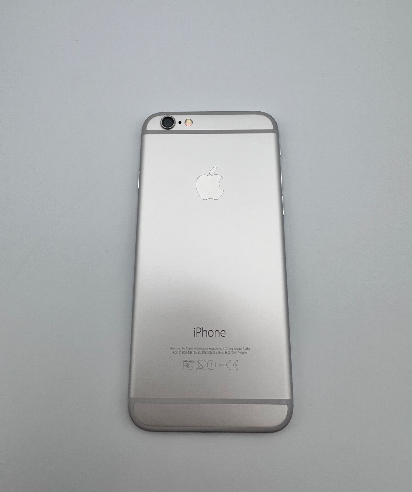 iPhone 6 16GB シルバー au バッテリー89% 中古- メルカリ